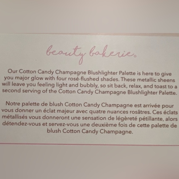NWT Beauty Bakerie Cotton Candy Champagne Blush Highlighter Palette. 4 colors - Picture 6 of 8